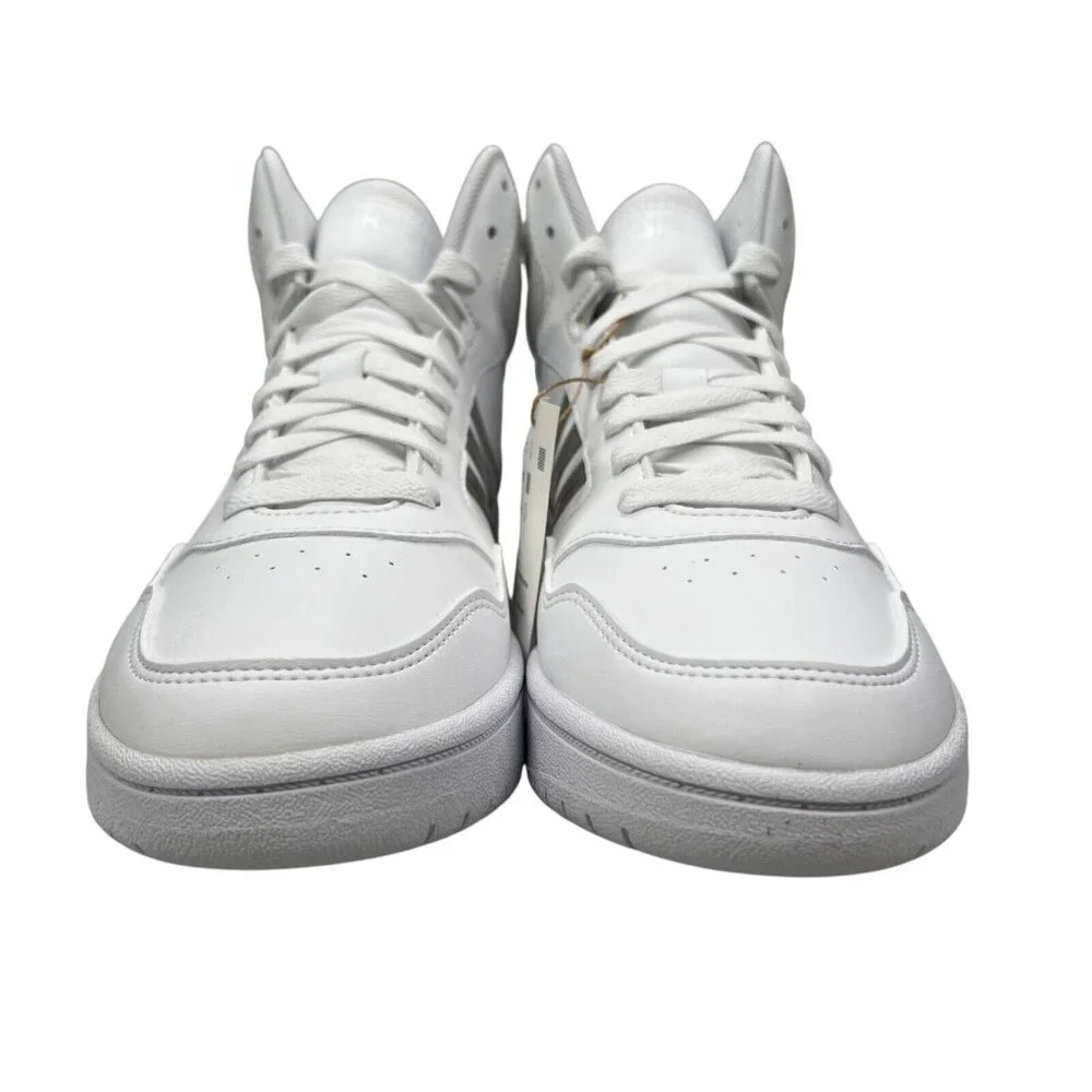 Adidas Hoops Mid White Basketball Shoes Youth Girl's Sizes 4 - 6 (Y) GS